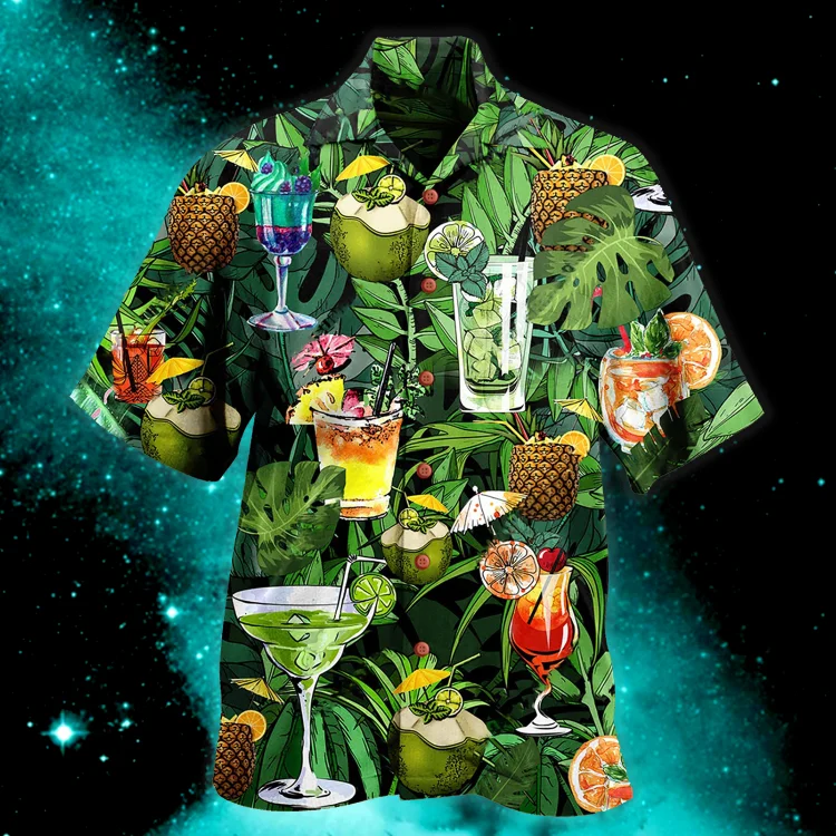Cocktail Wine | Unisex Hawaiian Shirt
