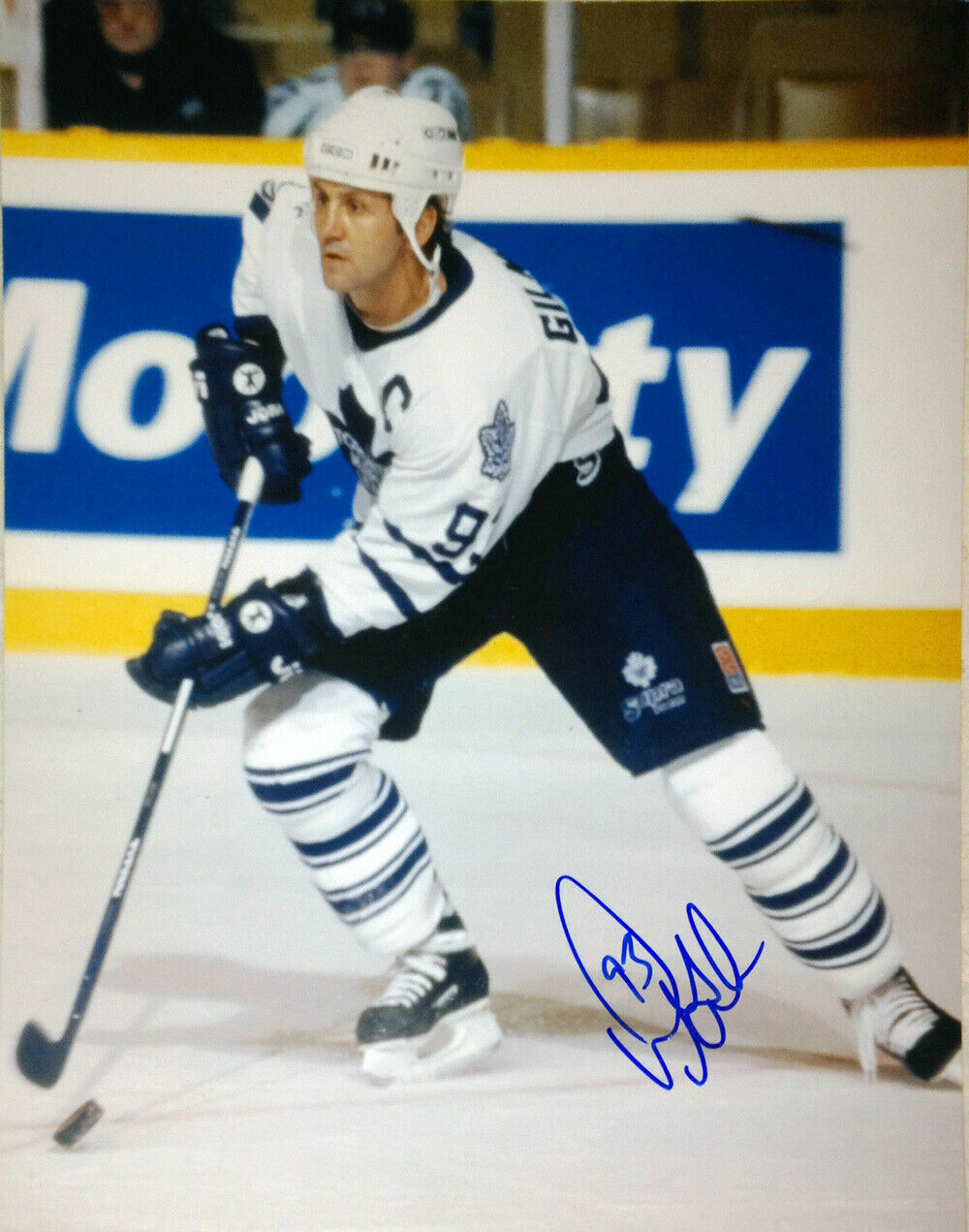 Doug Gilmour Autographed Signed 8x10 Photo Poster painting ( Maple Leafs ) REPRINT