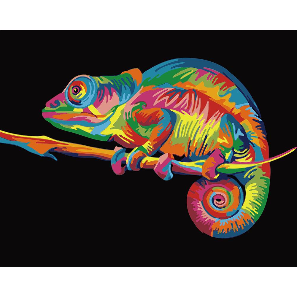 

40x50cm - Paint By Numbers Color Lizard, 501 Original