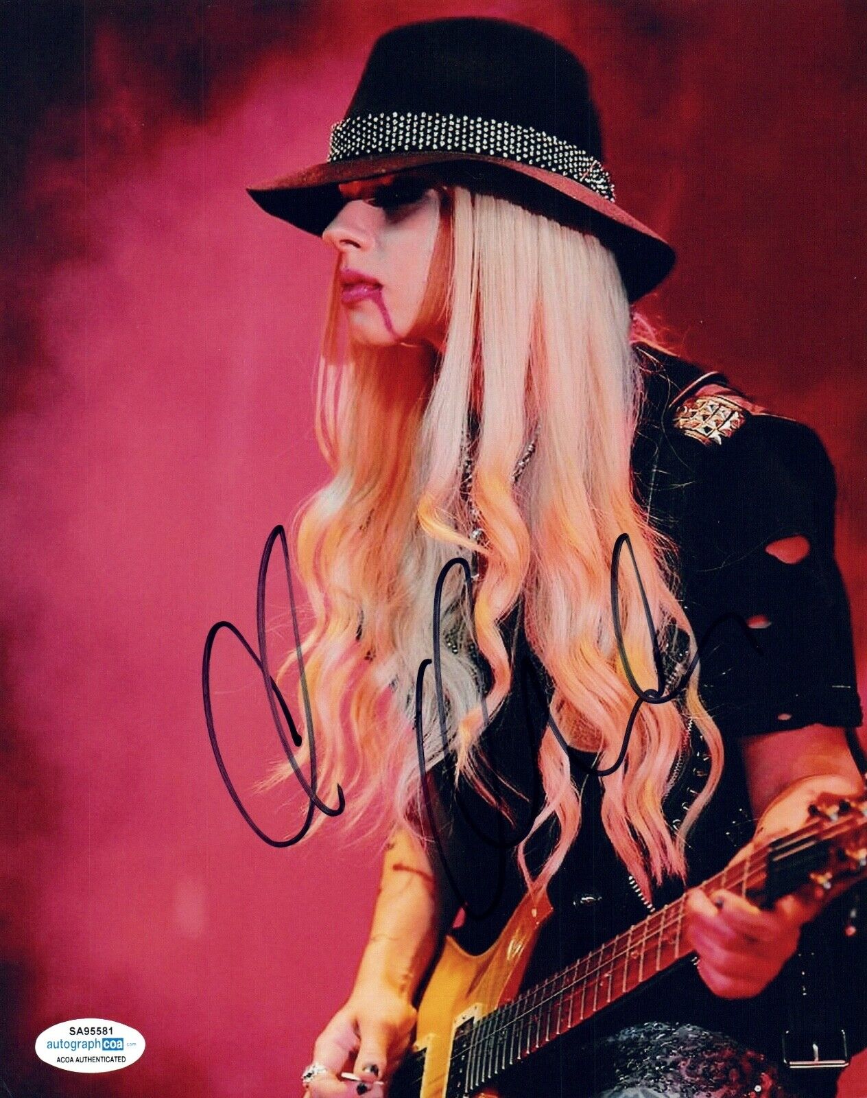 Orianthi Panagaris Signed Autographed 8x10 Photo Poster painting Rock Guitarist ACOA COA