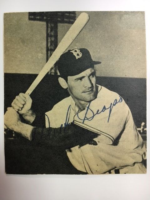 Walt Dropo Red Sox Signed Magazine Photo Poster painting 1940-50s Debut JSA Precerti