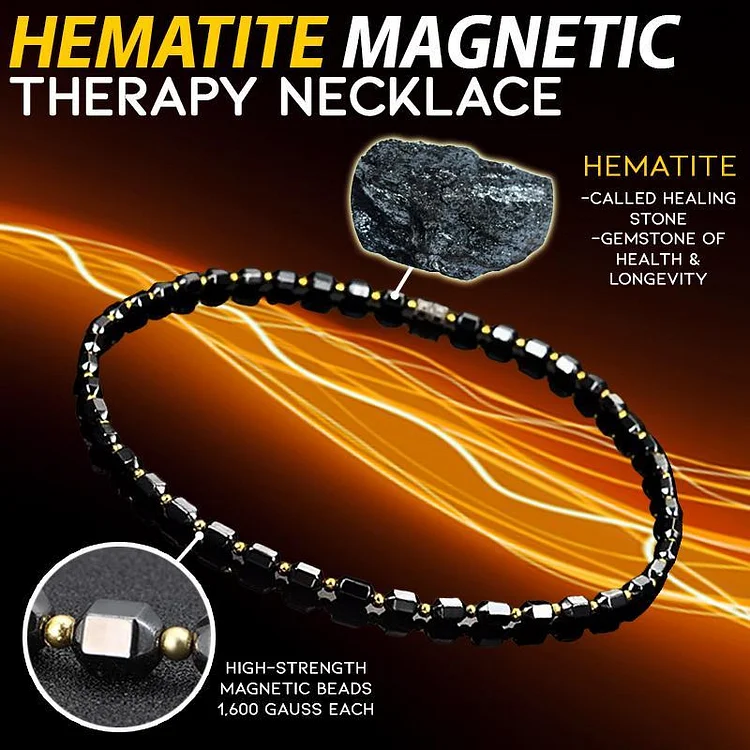 Hematite Magnetic Therapy Necklace