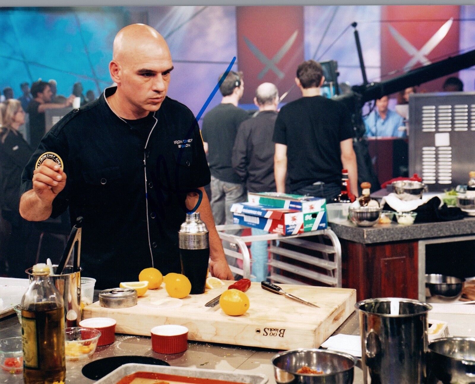 Michael Symon Signed Autographed 8x10 Photo Poster painting Celebrity Chef Iron Chef COA VD