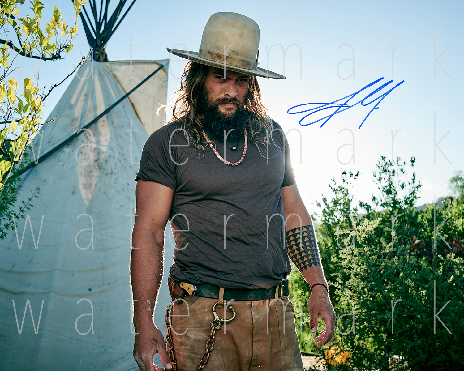 Jason Momoa signed 8X10 Photo Poster painting picture poster autograph RP