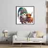 Christmas Yak Gnome-11CT Stamped Cross Stitch 50*50cm/19.69*19.69in