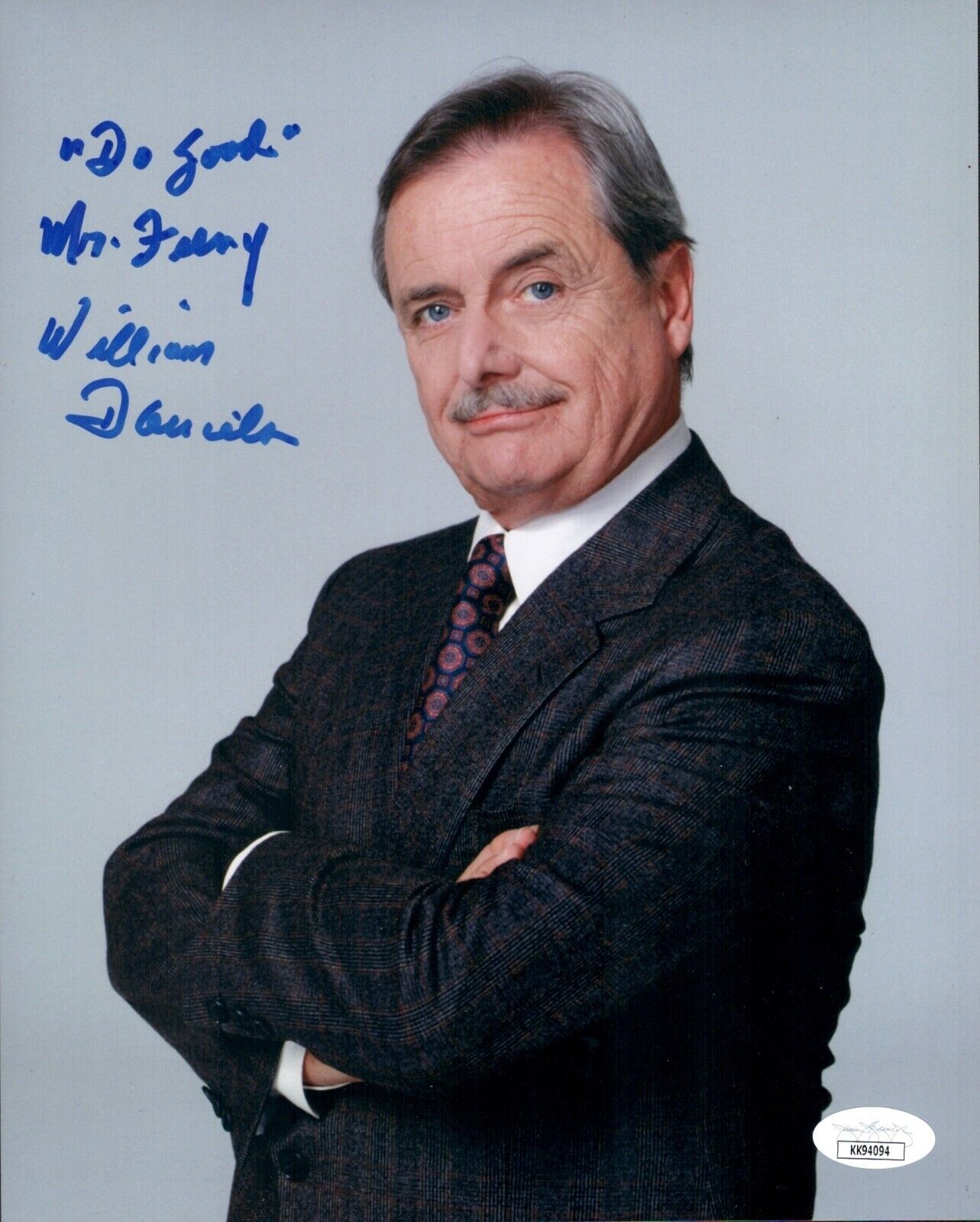 William Daniels Signed 8x10 BOY MEETS WORLD FEENY Photo Poster painting Autograph JSA COA Cert