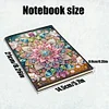 50 Pages A5 Special Shaped Mandala 5D DIY Diamond Painting Notebook Kit