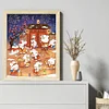 New Year Rabbit - 11CT Stamped Cross Stitch - 40*50cm