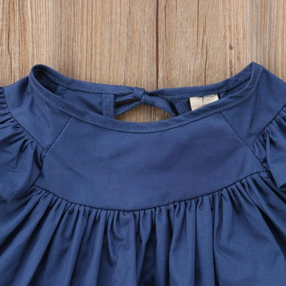 2019 Baby Summer Clothing Cute Newborn Infant Baby Girl Tops Shirts Dress Floral Harem PP Short Pants Floral Clothes 2Pcs Sets