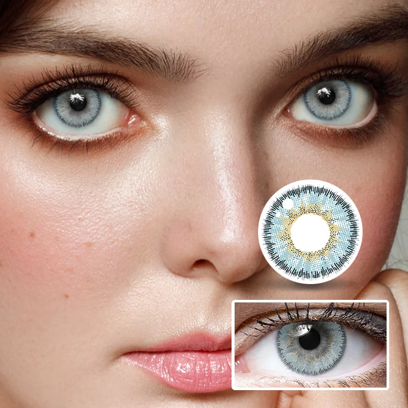 NEBULALENS Angel Ice Blue Colored Contact Lenses NEBULALENS