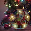 DIY Diamond Painting LED Lamp Partial Drill Special Shape Christmas Decor