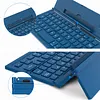 Foldable keyboard, tri-fold Bluetooth keyboard, aluminum alloy mini wireless keyboard for mobile phones and tablets