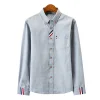 Men's Casual Fashion Patchwork Long-sleeved Shirt