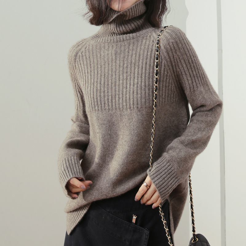 Turtleneck Retro Loose Pullover Sweater
