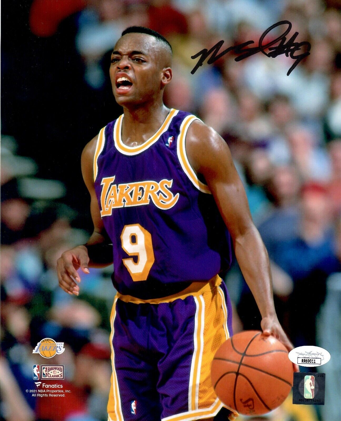 Nick Van Exel autographed signed 8x10 Photo Poster painting NBA Los Angeles Lakers JSA COA