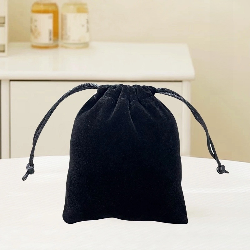 100 Pieces Factory Flannel Jewelry Packaging Bag Buddha Beads Jewelry Play Bag Brocade Bag Gift Bag Drawstring Bag