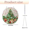 Christmas Decoration Tree 2D Flat DIY Diamond Painting Pendant 9.84x9.84in