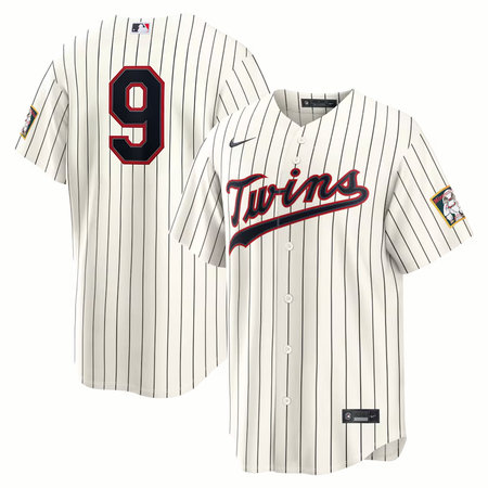 Youth Minnesota Twins #9 Trevor Larnach Nike Cream 2026 Field of Dreams Stadium Jersey