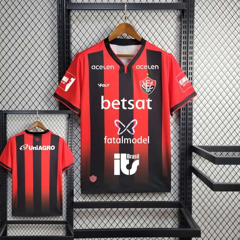 2024-2025 all sponsors Vit&oacute;ria Home Football Shirt 1:1 Thai Quality