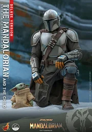 【IN STOCK】Hottoys The Mandalorian™ and The Child Deluxe Version 1/4 scale Action Figure-