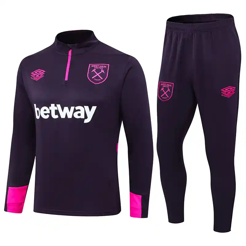 24/25 West Ham United Purple Track Jacket