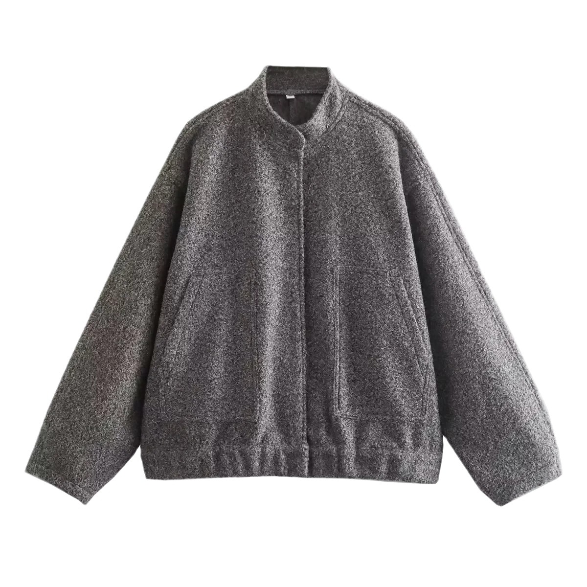 Ootddress Casual Loose High Waist Outwear Sweater For Women Long Sleeve Slim Pocket Patchwork Autumn Cardigan Knitwear Women's Coat