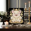 DIY Pearl Painting Pig for Home Wall Decor with Frame(30x30cm)