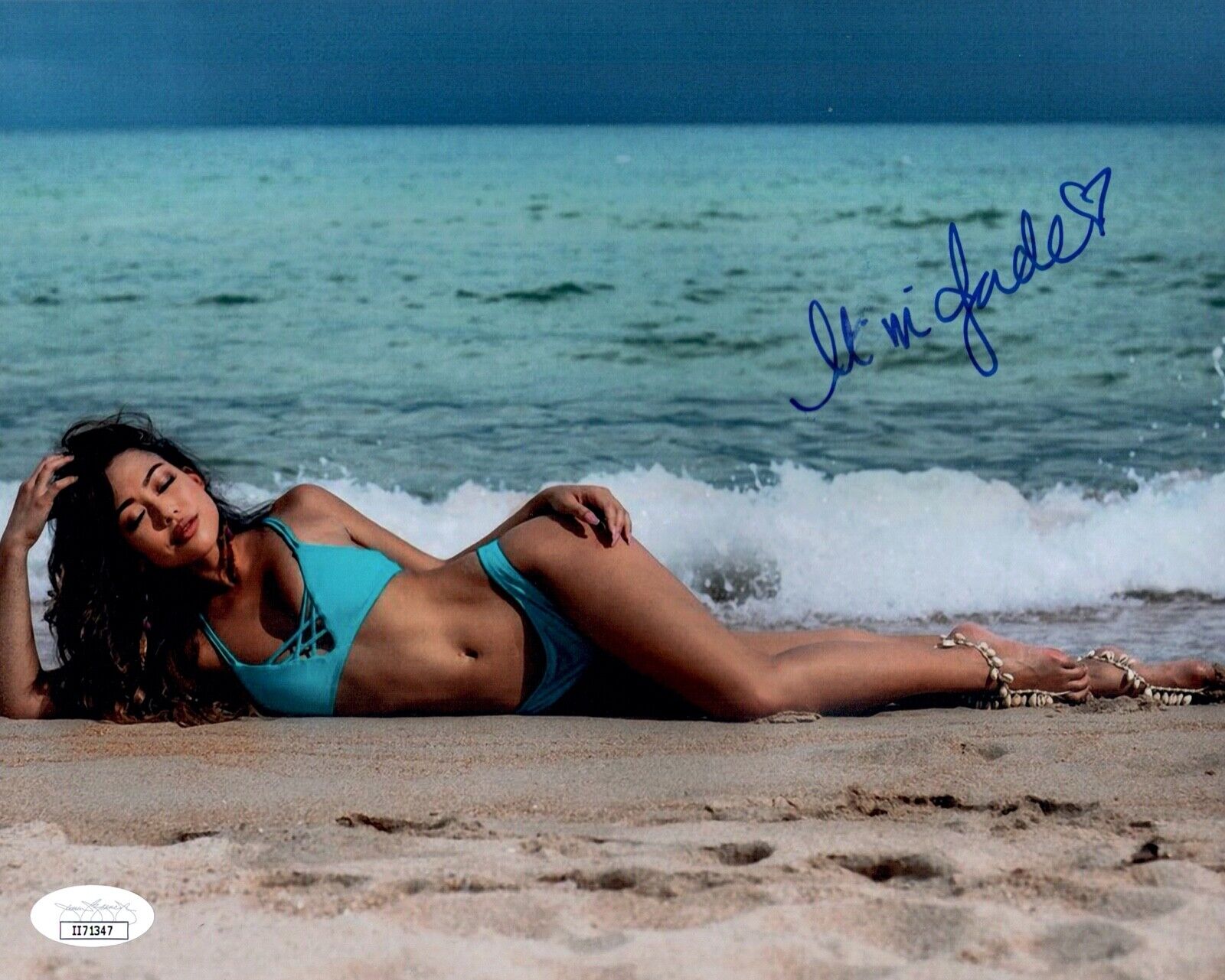 MIMI JADE Signed SEXY Maxim Model 8x10 Photo Poster painting IN PERSON Autograph JSA COA Cert