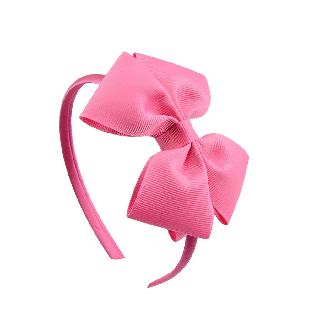 2021 Hot Fashion MulticolorHigh Quality Solid Hairbands Princess Hair Accessories  Lady Bowknot Ribbon Hairbands Hair Decor 674