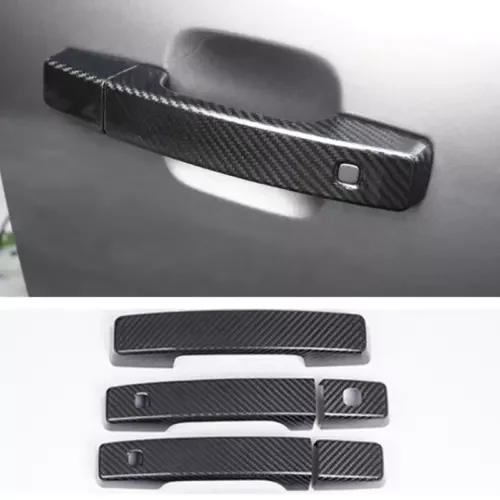 Dronehint For Land Rover Defender 90 20-2024 Carbon Fiber Car External Door Handle Cover (For: Land Rover) Parts
