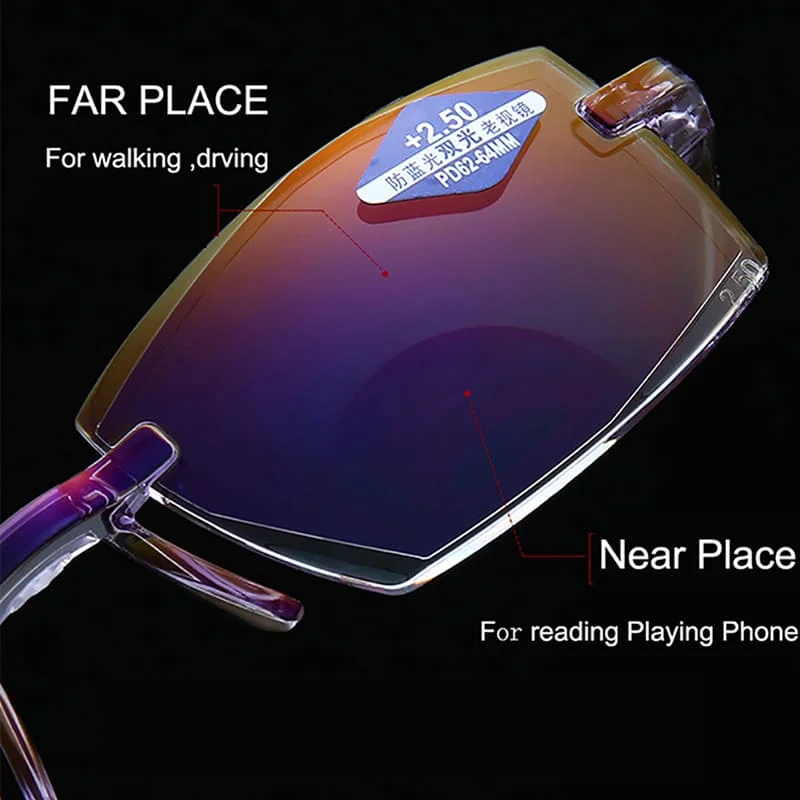 Color Glint® Blue gems high hardness Anti-wear anti blue light ...