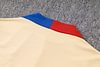 Joyfball 2024/2025 Barcelona Half-Pull Training Suit khaki Football Shirt 1:1 Thai Quality