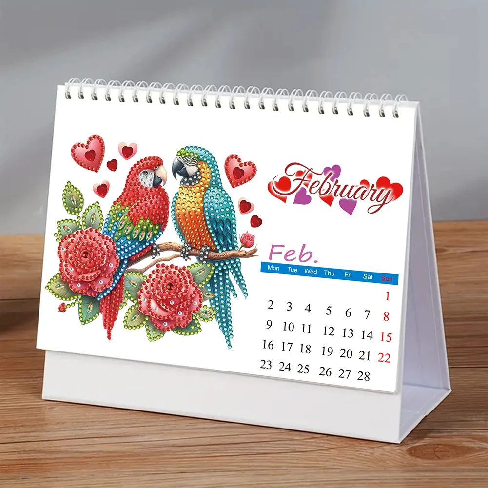 5D/DIY Calendar Crystal Painting Desk Calendars Kit Diamond Painting Calendar