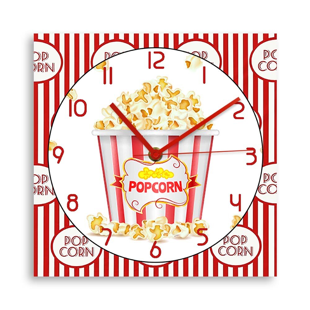 

Popcorn - Frameless Acrylic Wall Clock, 501 Original