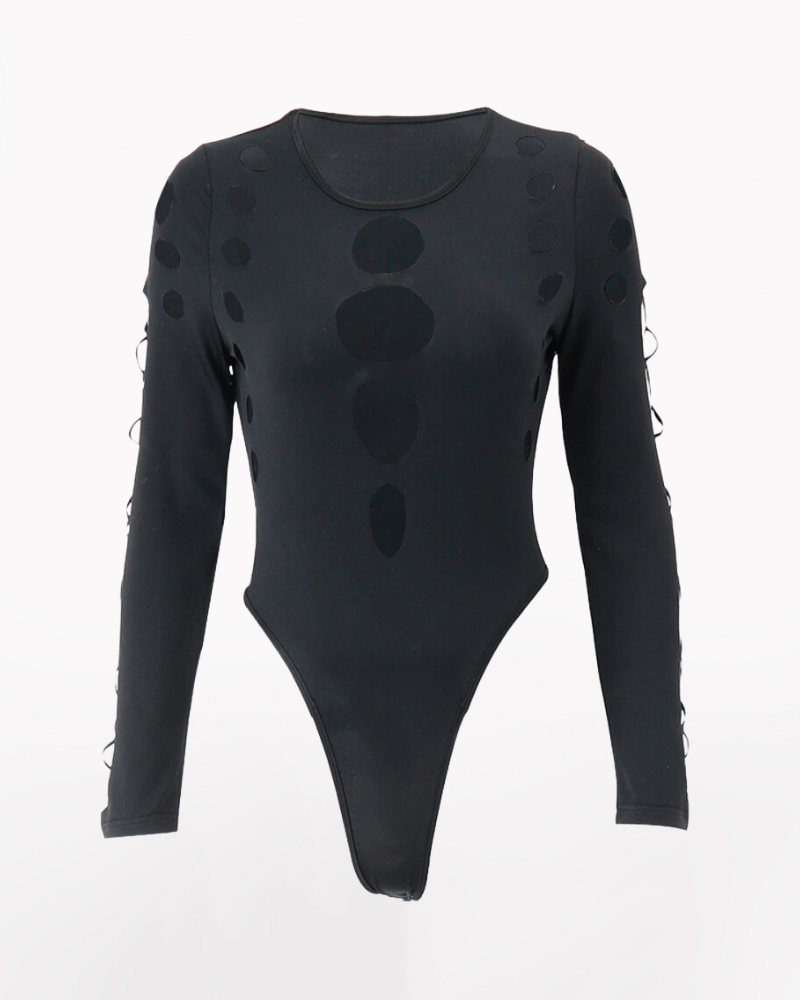 GRACE Cut-out Long Sleeve Bodysuit