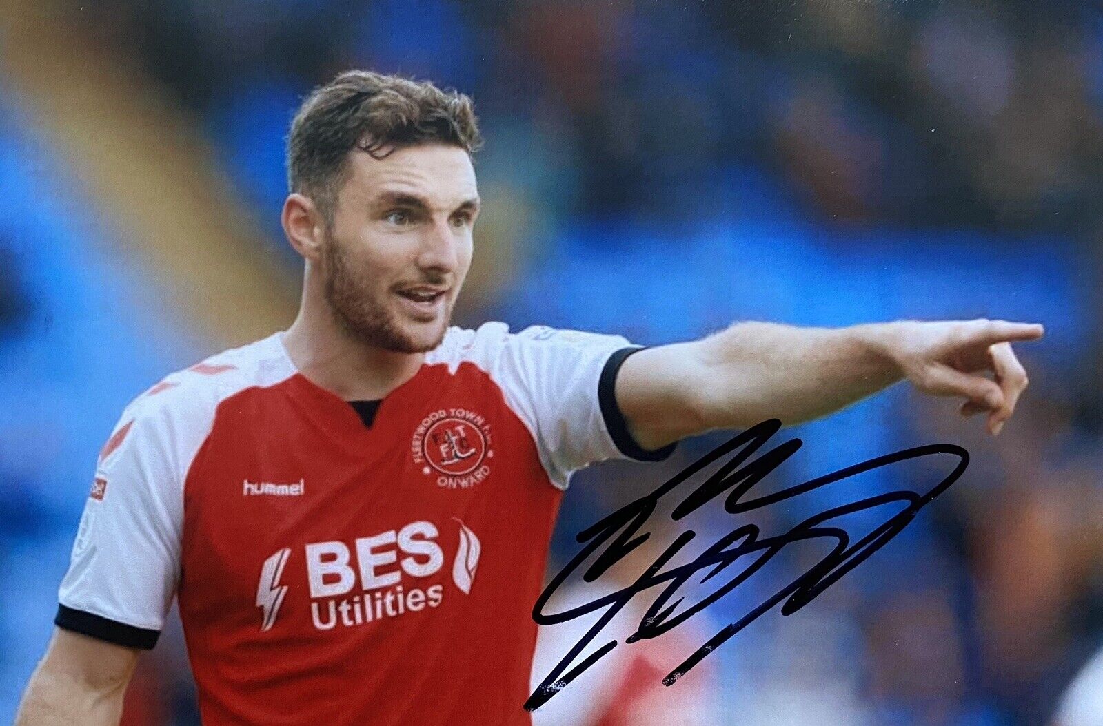 Lewie Coyle Genuine Hand Signed Fleetwood Town 6X4 Photo Poster painting 2