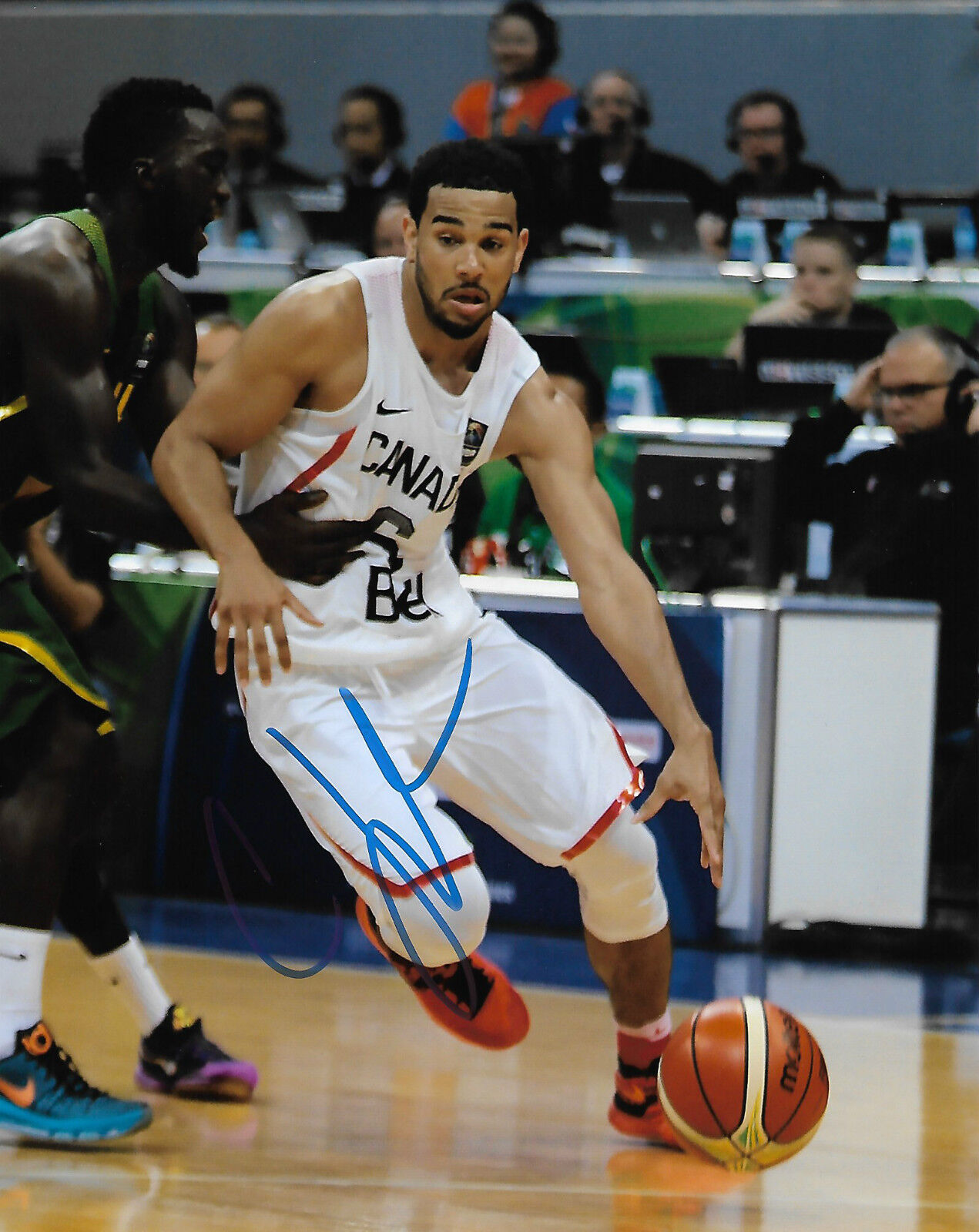 Team Canada Cory Joseph Autographed Signed 8x10 NBA Photo Poster painting COA A