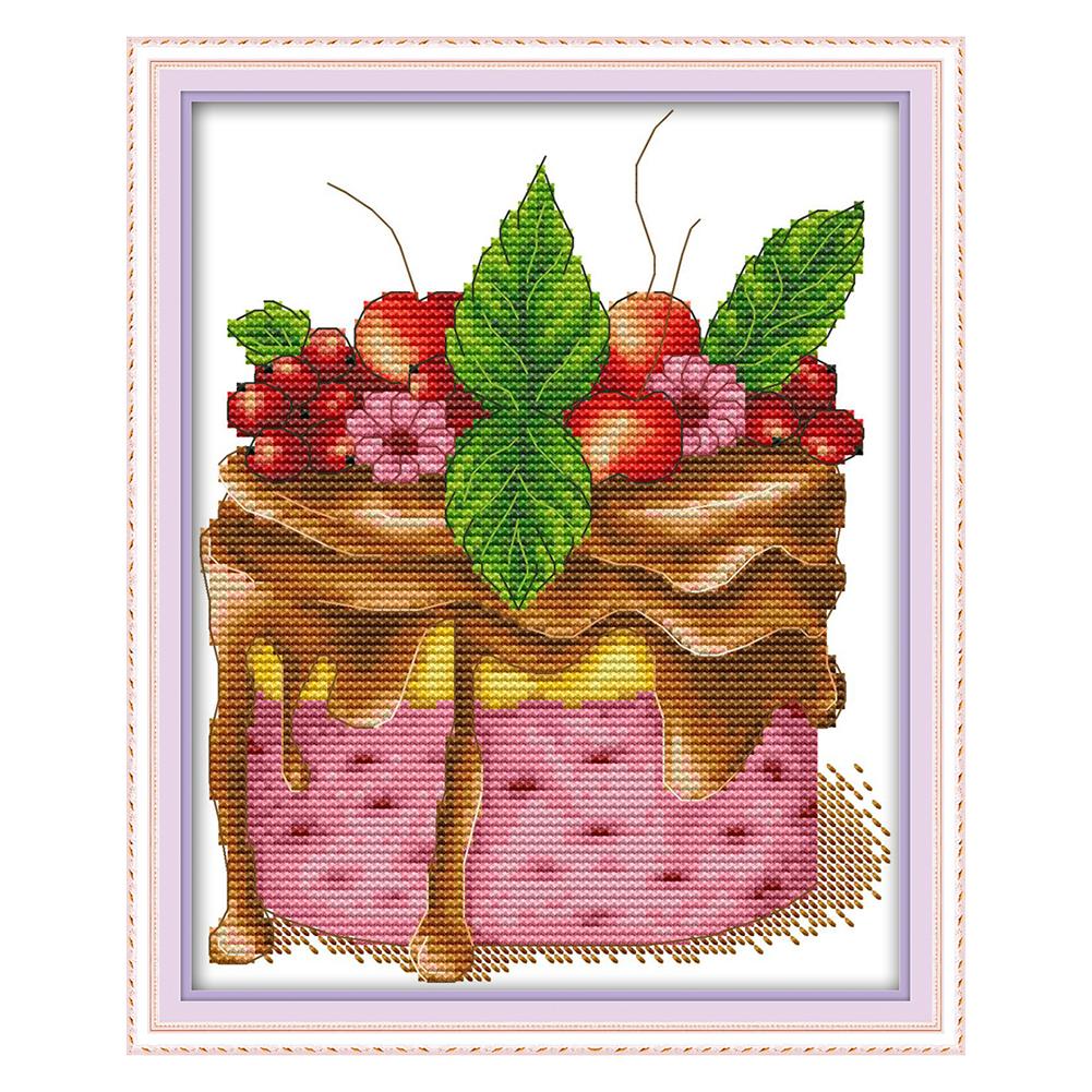 

Chocolate Cake - Cross Stitch - 22*19cm, 501 Original