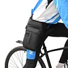 Men Drop Leg Bag Multipocket Fanny Pack Motorcycle Waist Bag for Walking (Black)
