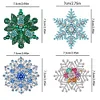4Pcs Diamond Painting Brooch Bouquet Brooch Jewelry Kit DIY Diamond Pins