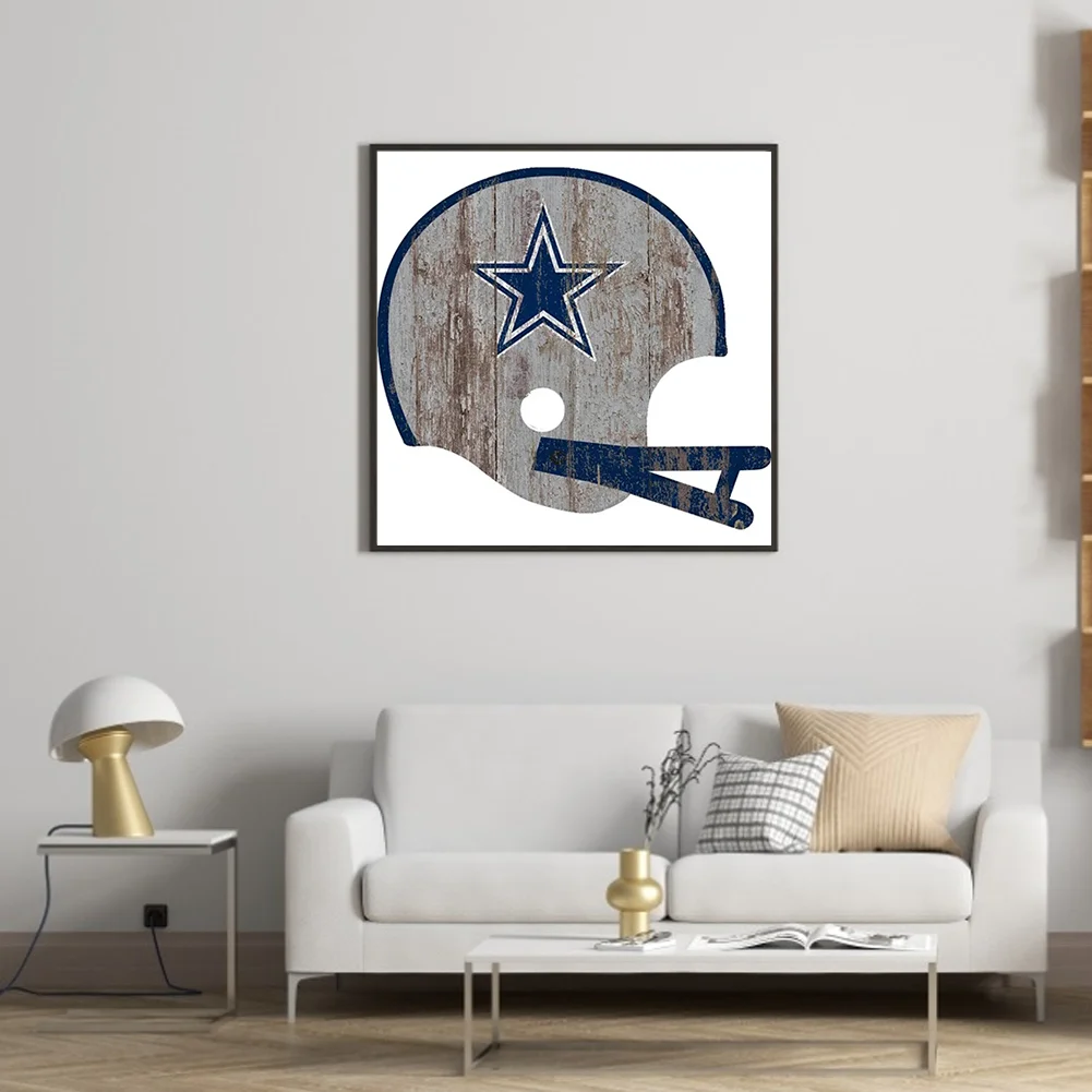 Full Round Diamond Painting 30*30cm - Dallas Cowboys Football Team