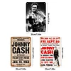 3PCS Johnny Cash Musician - Metal Tin Signs Set(8*12Inch)