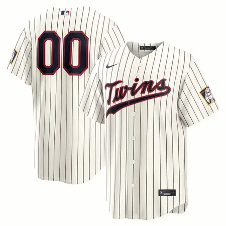 Youth Minnesota Twins Nike Cream 2026 Field of Dreams Stadium Custom Jersey