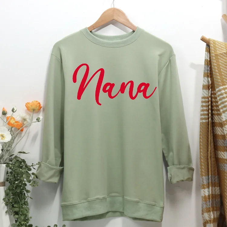 Baseball Nana Women Casual Sweatshirt