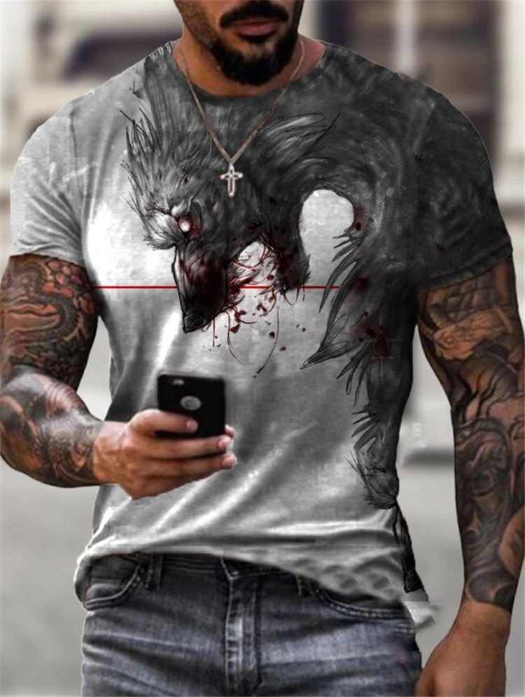 Anime Slim Fit Sports Youth Round Neck Bottomed Shirt T-Shirt | IFYHOME