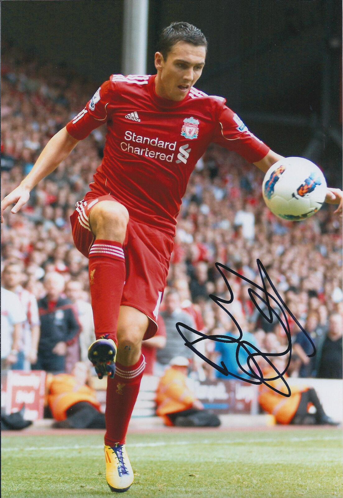 Stewart DOWNING Signed Autograph 12x8 Photo Poster painting AFTAL Dealer COA Liverpool Genuine