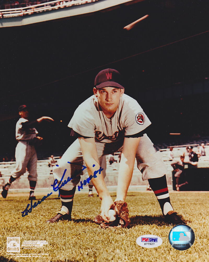 Harmon Killebrew SIGNED 8x10 Photo Poster painting + HOF 84 Senators PSA/DNA AUTOGRAPHED