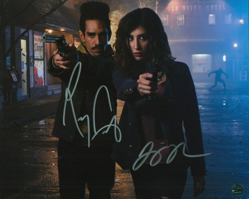 RAY SANTIAGO, DANA DELORENZO Autographed Original 8x10 Photo Poster painting LOA TTM