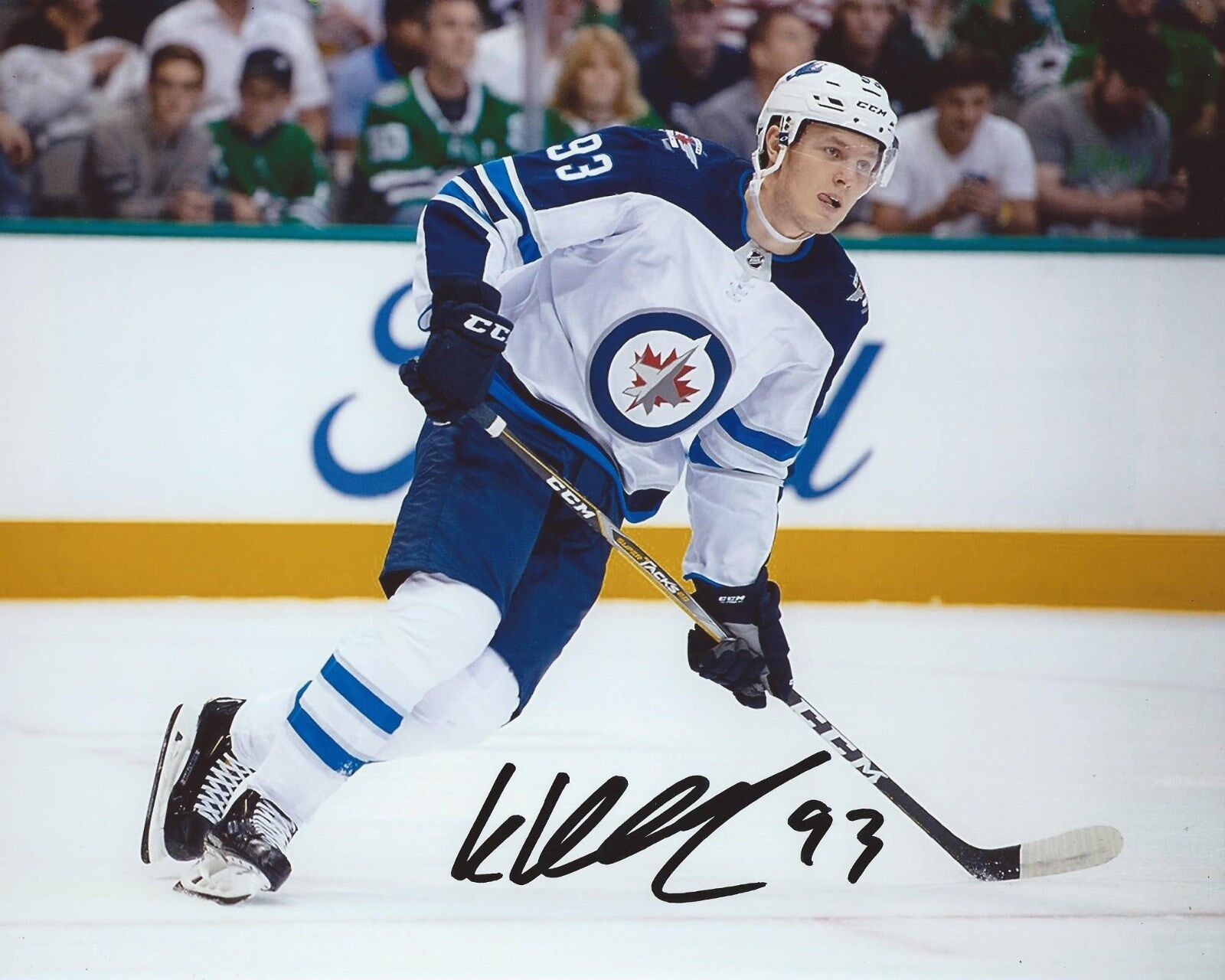 Kristian Vesalainen Signed 8x10 Photo Poster painting Winnipeg Jets Autographed COA B