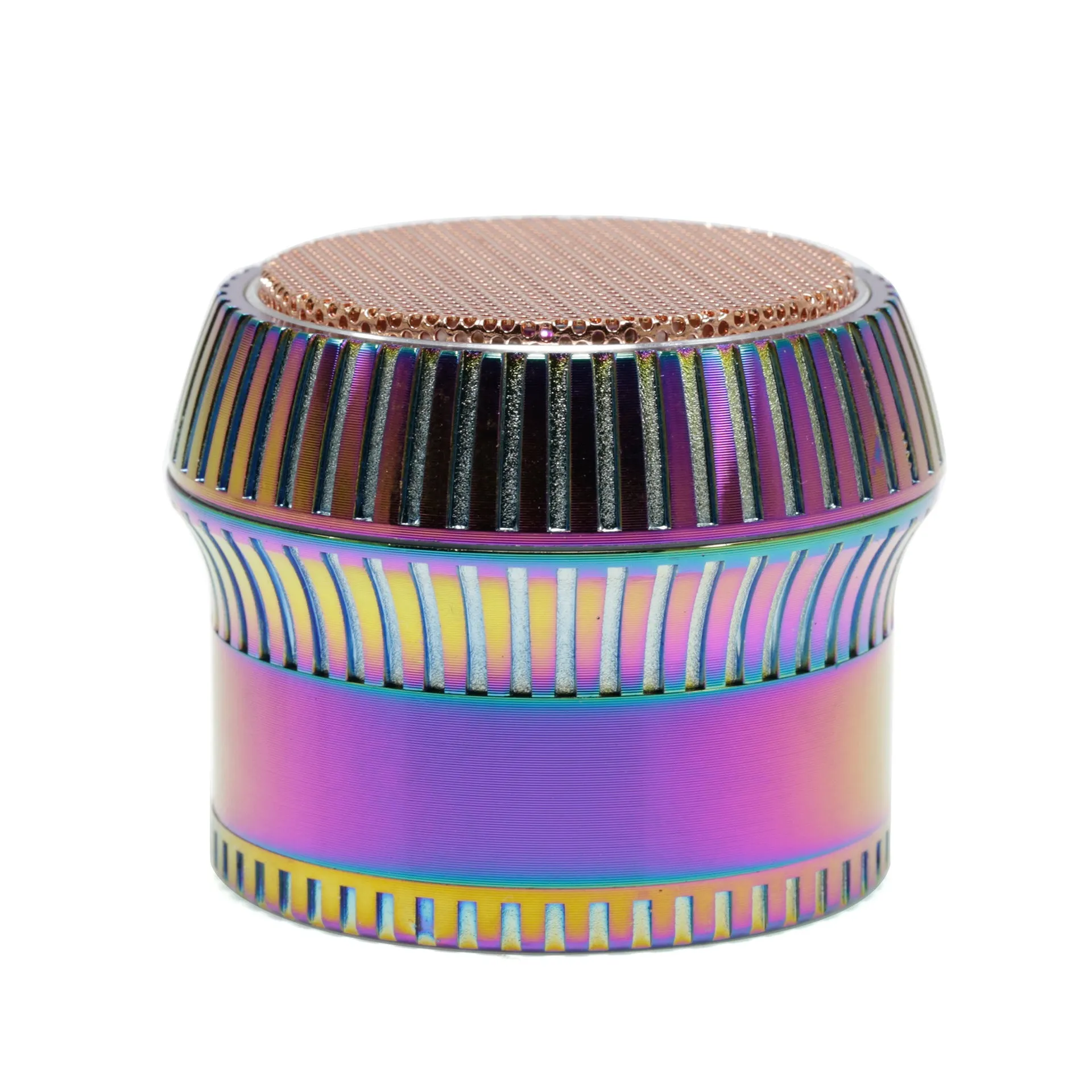 4 Part 63MM Zinc Alloy Vertical Stripe Lace Skirt Grinder